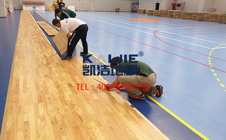 體育運(yùn)動木地板專用刷漆工藝-籃球地板