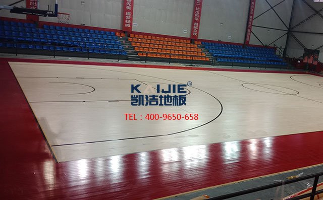 湖南工業(yè)職業(yè)技術(shù)學(xué)院體育館運動木地板項目案例——凱潔地板