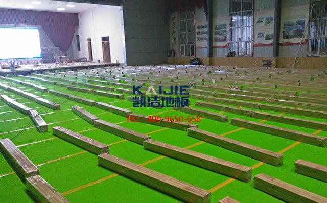 內有玄機！專用廠家籃球場木地板施工并不簡單——凱潔地板