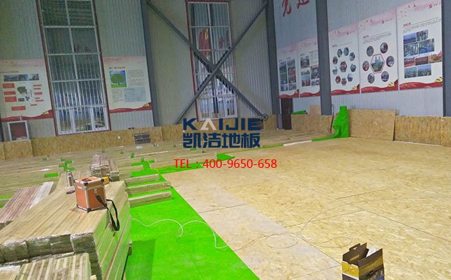 內有玄機！專用廠家籃球場木地板施工并不簡單——凱潔地板