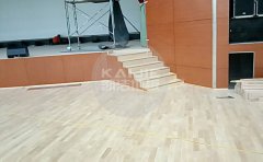 義馬專用體育館運(yùn)動木地板安裝需要注意什么-凱潔地板